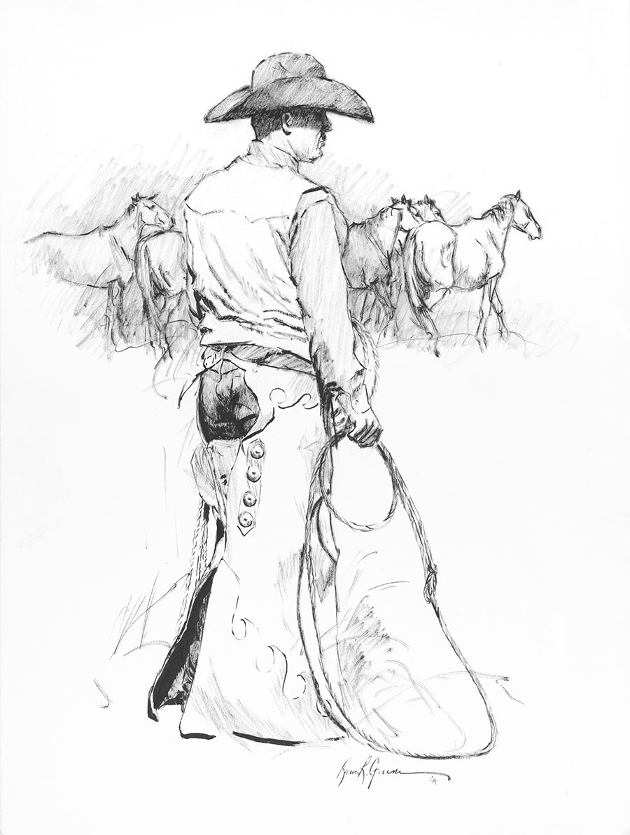 Drawing by Bruce Greene, year: 2022, size: 22″ x 30″ Drawing by Bruce Greene, year: 2022, size: 22